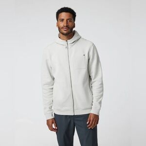 Vuori Men’s Seaside Hoodie in Cream— Size Large